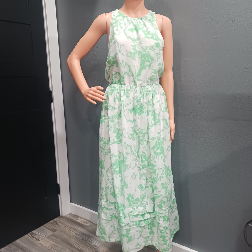 CASLON Sleeveless Mint Floral Maxi Dress - Women